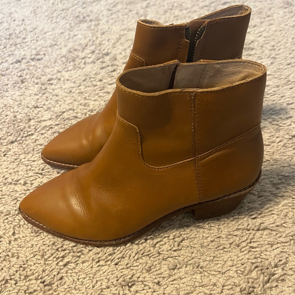 Madewell size 6 brown booties “the Darcy bootie”‎